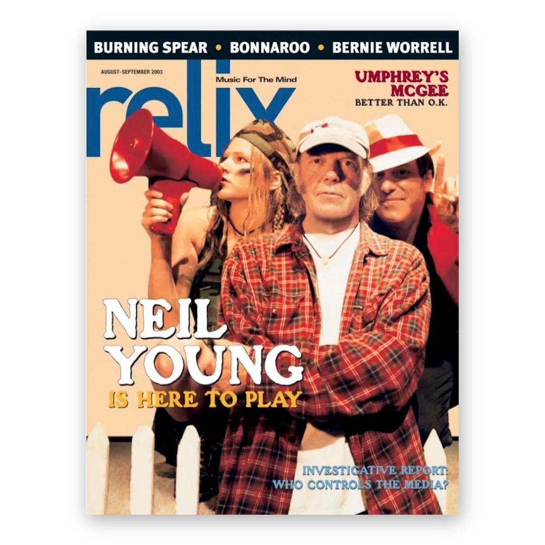 Neil Young - August/September 2003 Relix Issue