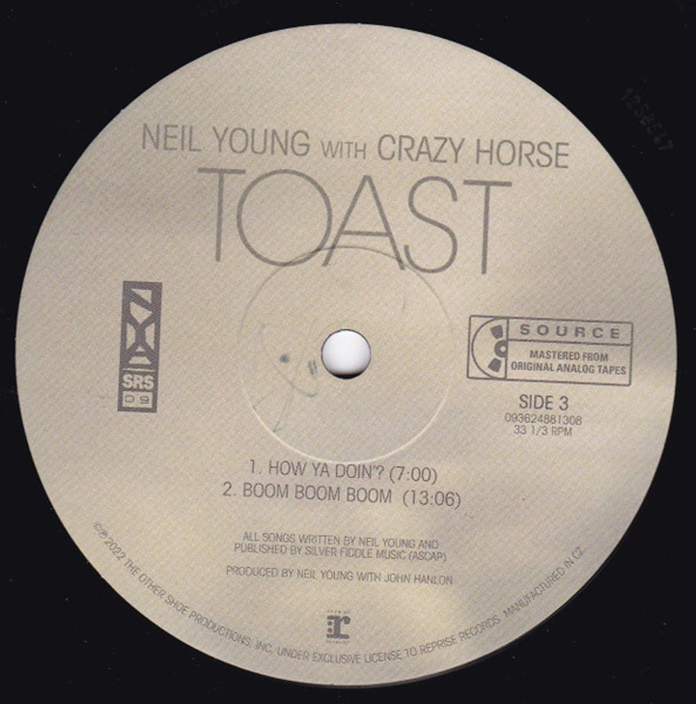 Neil Young with Crazy Horse – Toast (2-LP Vinyl)