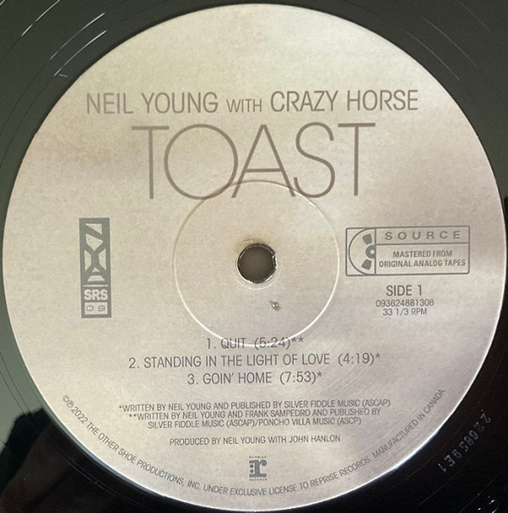Neil Young with Crazy Horse – Toast (2-LP Vinyl)