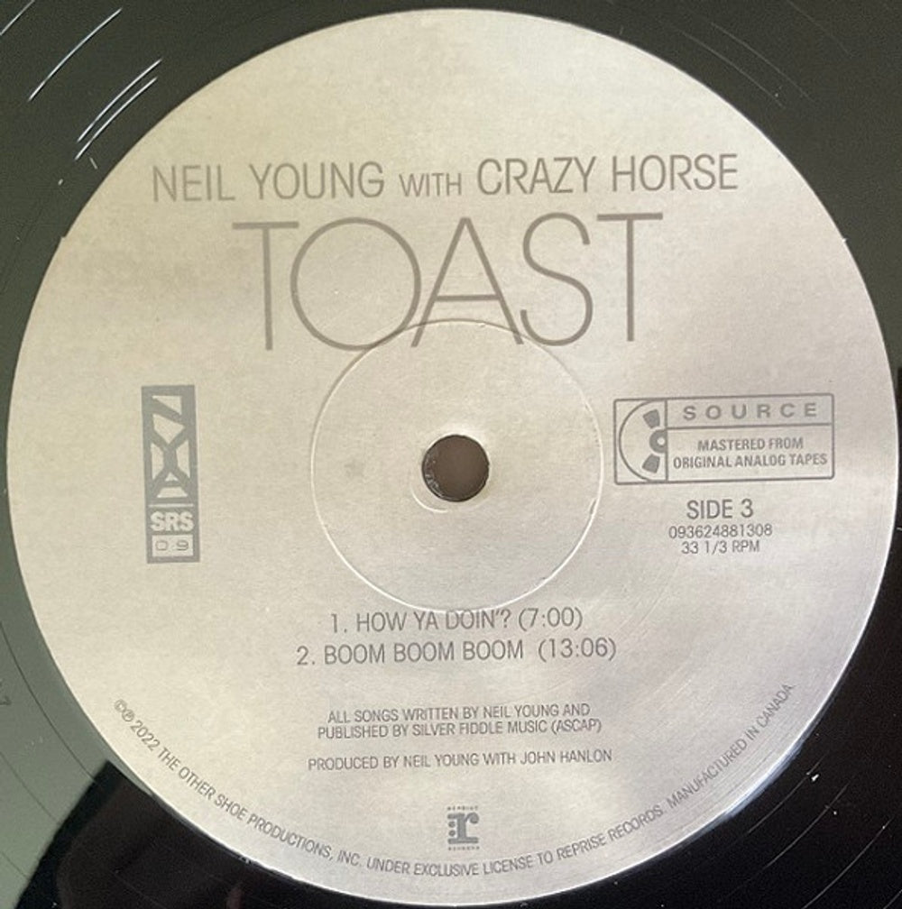 Neil Young with Crazy Horse – Toast (2-LP Vinyl)