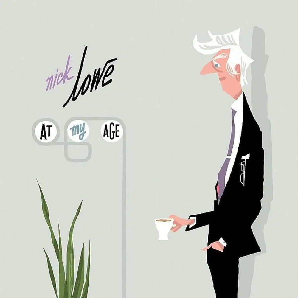 Nick Lowe – At My Age (LP Silver Vinyl)