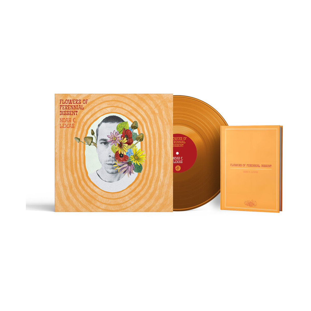 Noah Lekas C. - Noah Lekas  C. – Flowers Of Perennial Dissent - Tangerine (W/Book LP Vinyl)