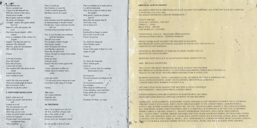 Rage Against The Machine – Rage Against The Machine XX (CD)