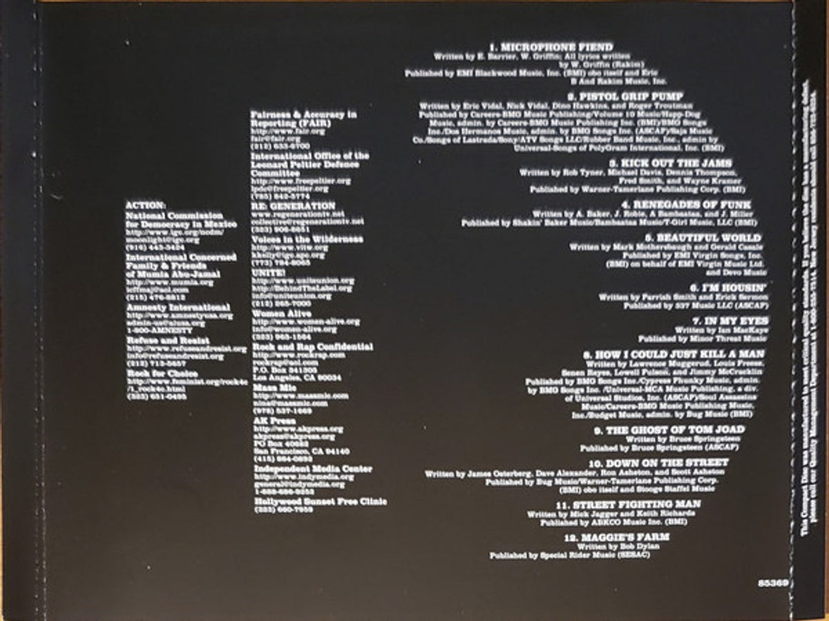 Rage Against The Machine – Renegades (CD)