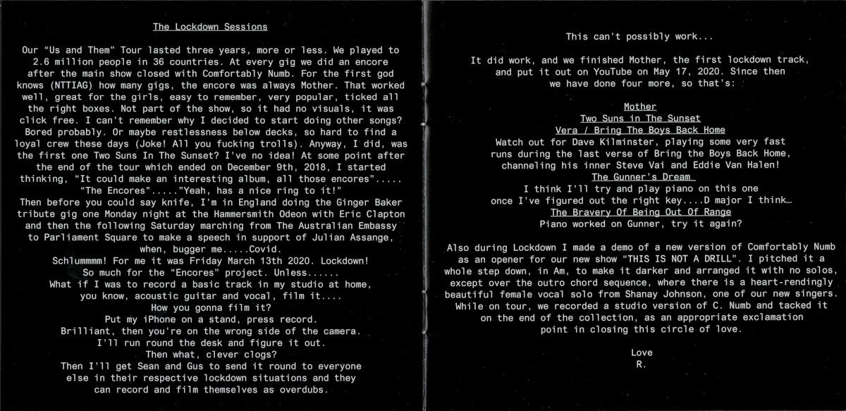 Roger Waters – The Lockdown Sessions (CD)