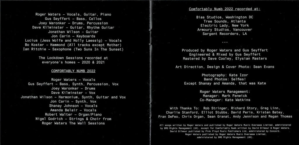 Roger Waters – The Lockdown Sessions (CD)