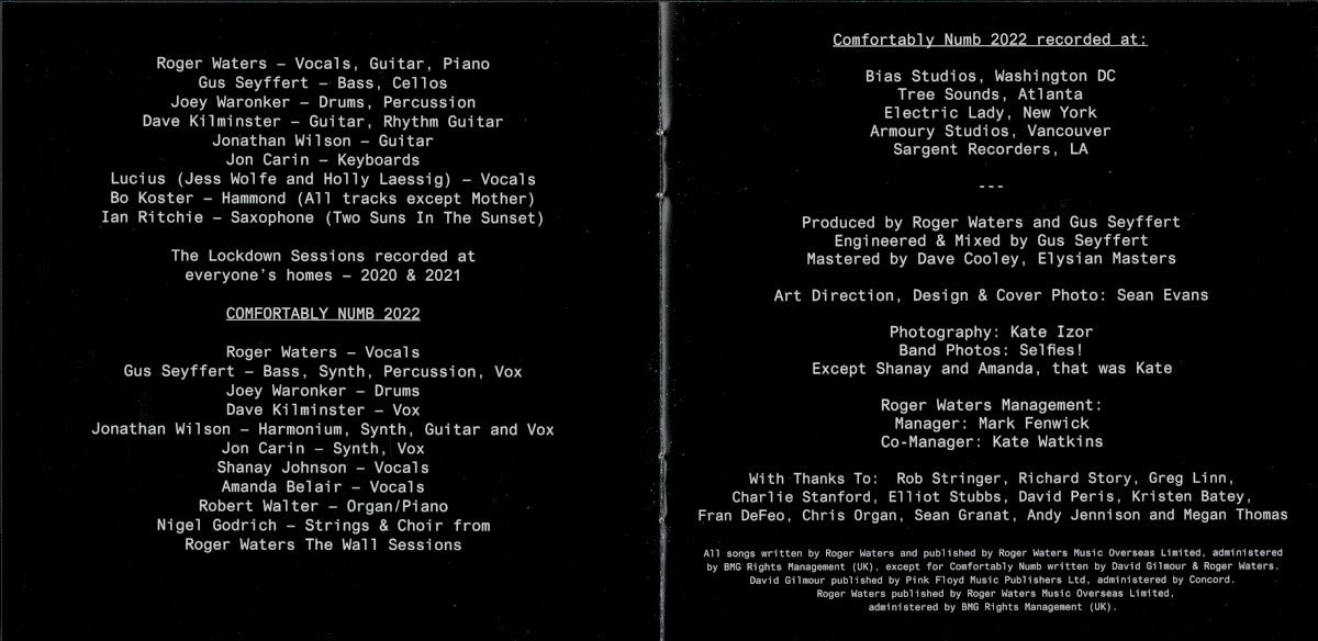 Roger Waters – The Lockdown Sessions (CD)