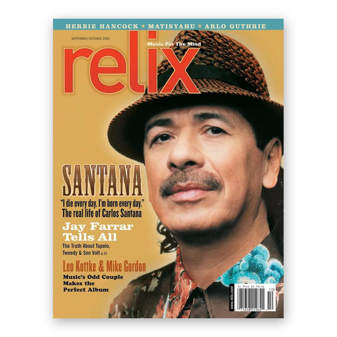 Santana - September/October 2005 Relix Issue