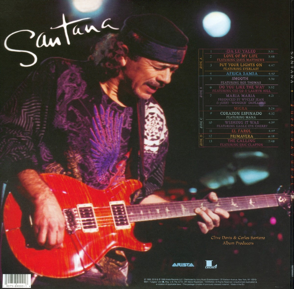 Santana – Supernatural (2-LP Vinyl)