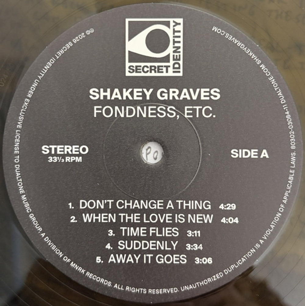 Shakey Graves – Fondness Etc. (LP Vinyl)
