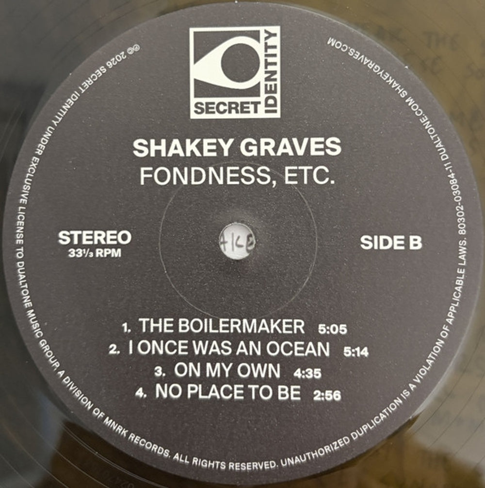 Shakey Graves – Fondness Etc. (LP Vinyl)