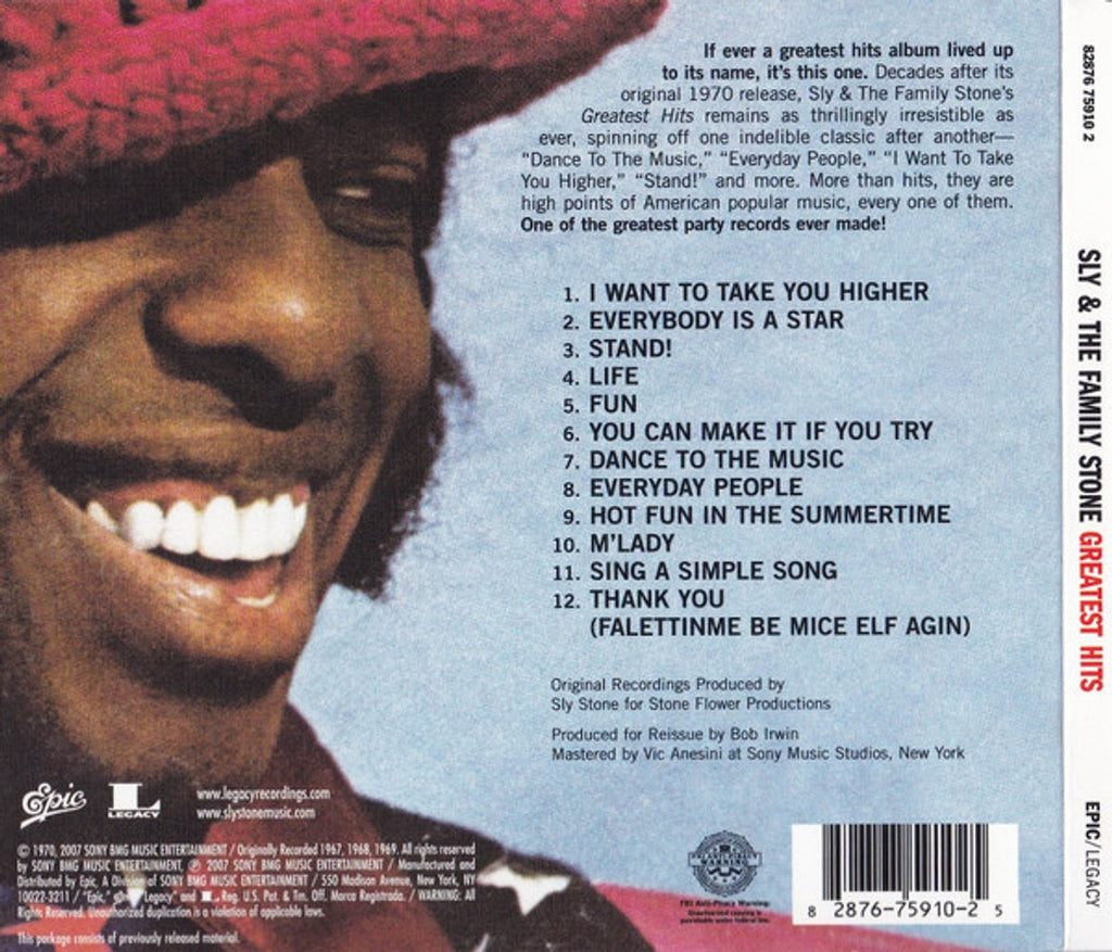 Sly & The Family Stone – Greatest Hits (CD)