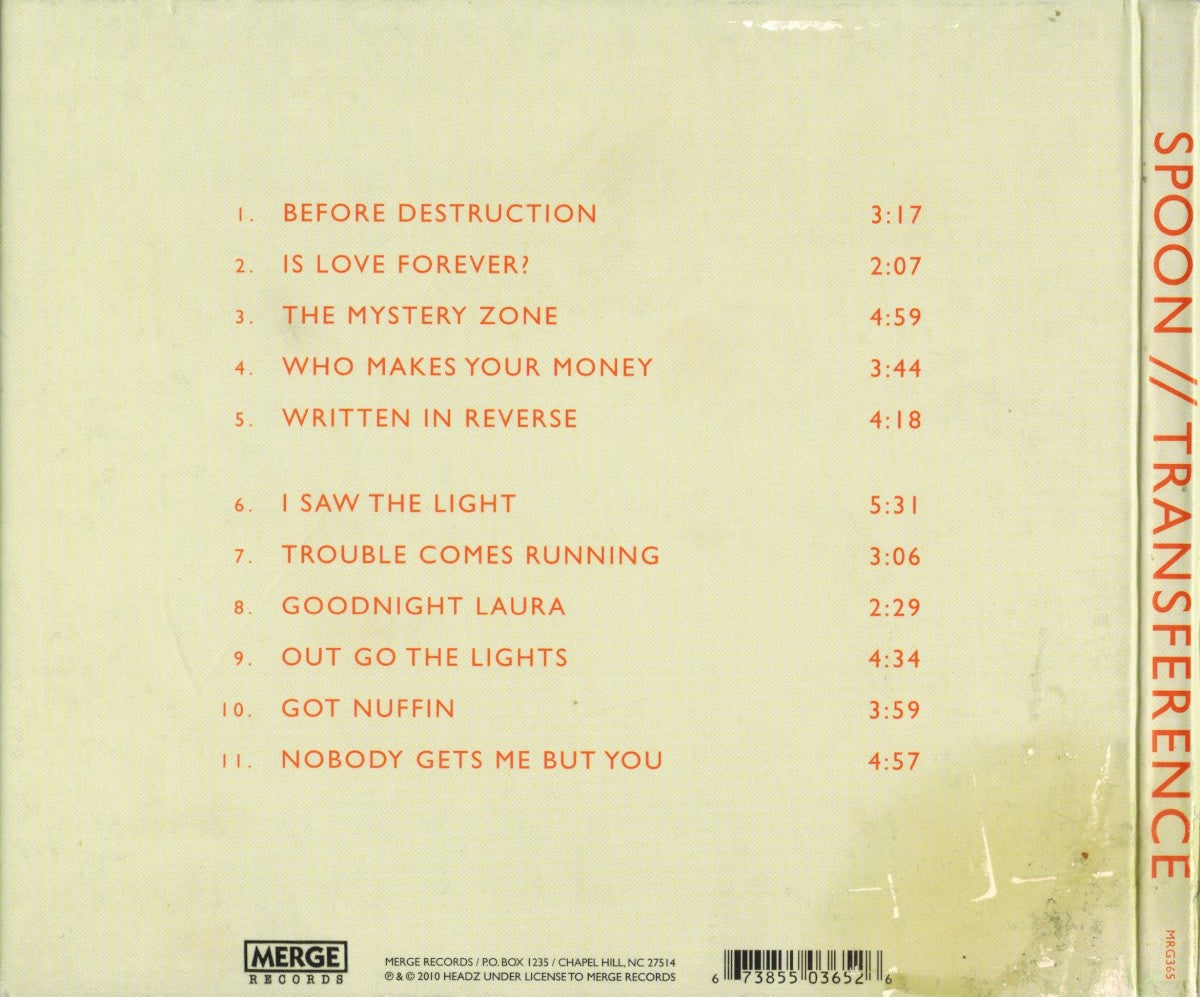 Spoon – Transference (CD)