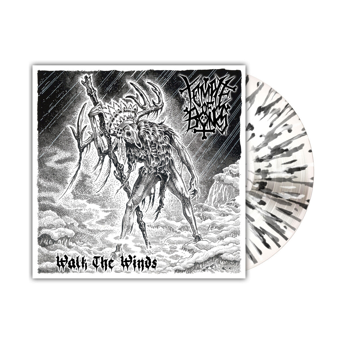 Temple of Bones – Walk the Winds (Milky Clear Splatter LP Vinyl)