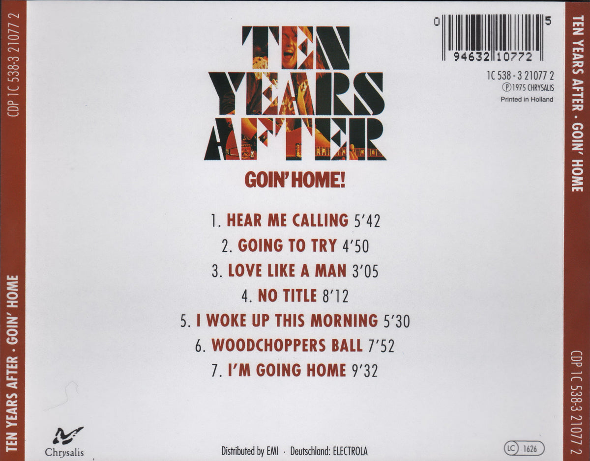 Ten Years After – Goin' Home (CD)