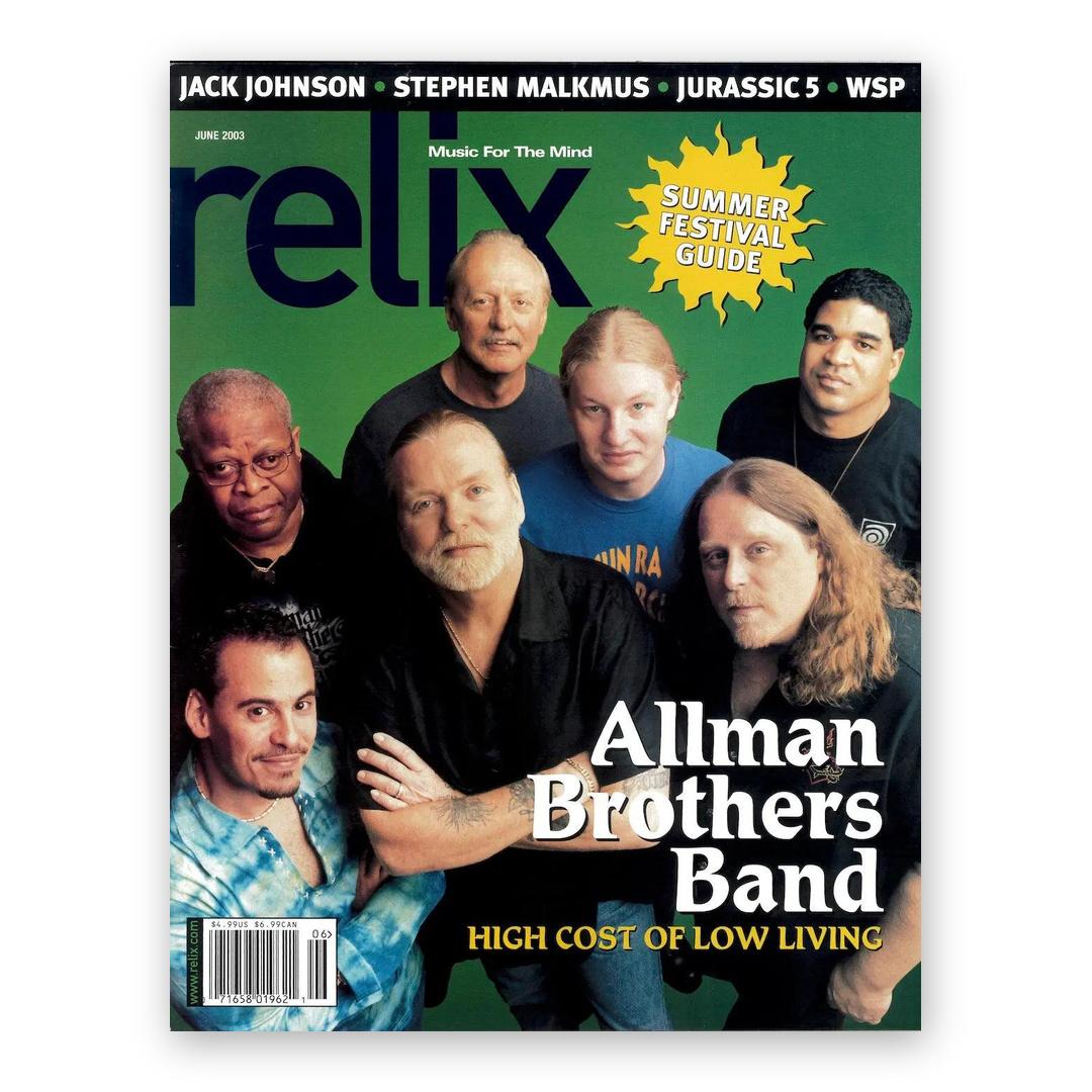 The Allman Brothers Band - June 2003 Relix Issue