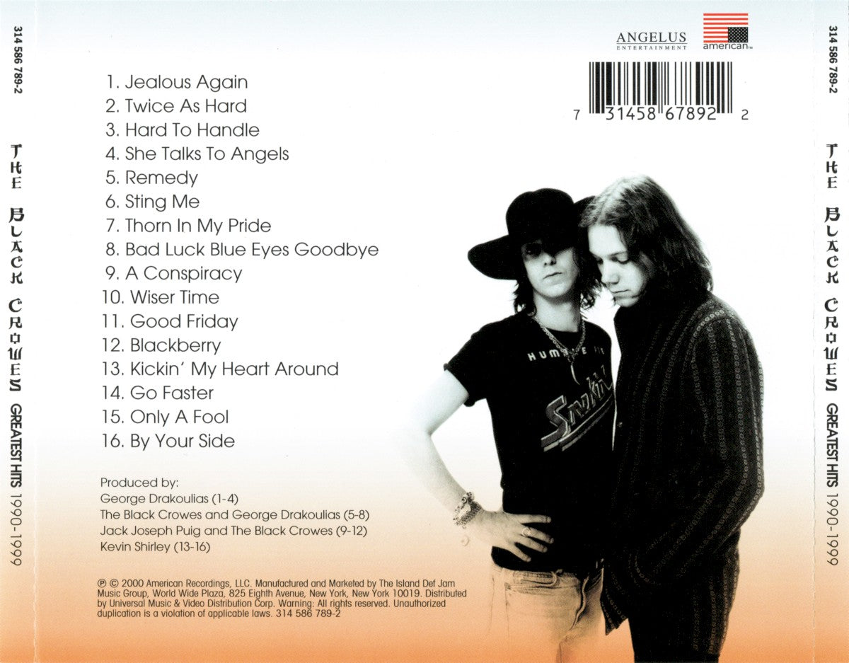 The Black Crowes – Greatest Hits 1990-1999: A Tribute To A Work In Progress (CD)