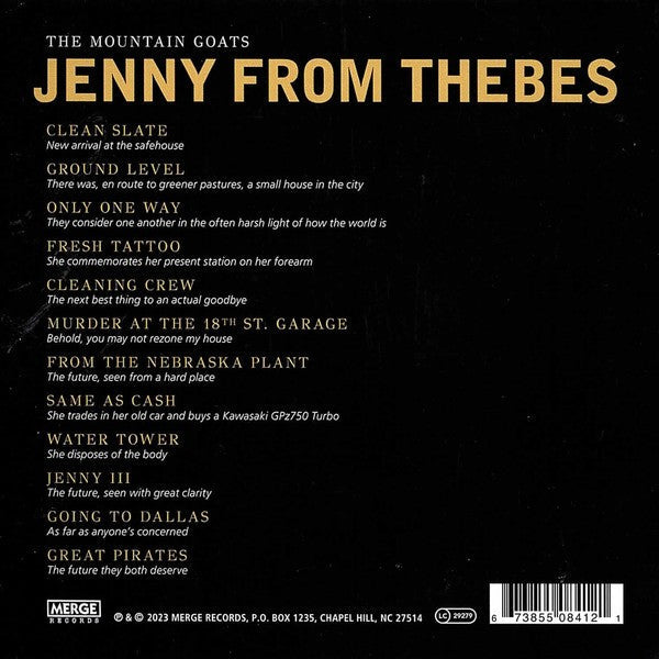 The Mountain Goats – Jenny From Thebes (CD)