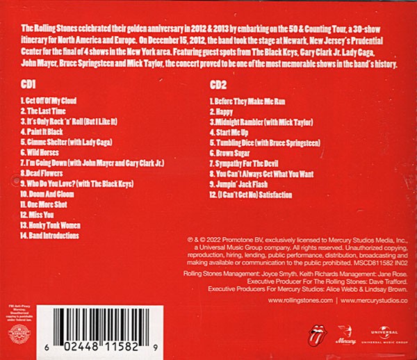 The Rolling Stones – GRRR Live! (2-CD)