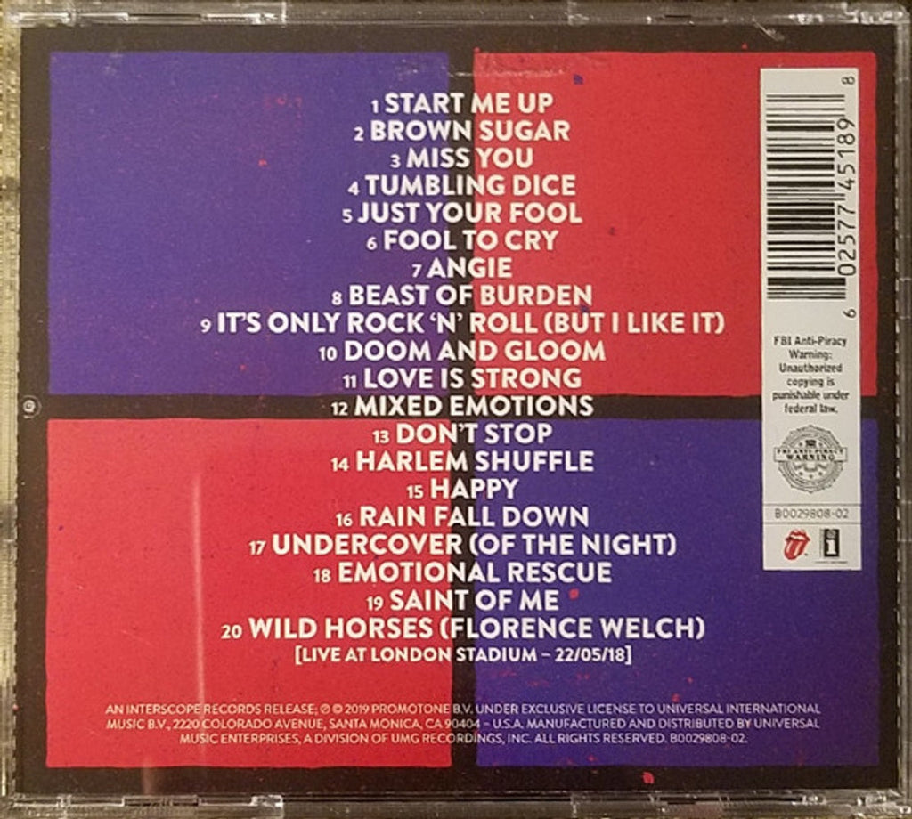 The Rolling Stones – HONK (CD)