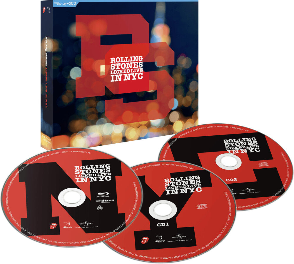 The Rolling Stones – Licked Live In NYC (2-CD + Blu-ray)