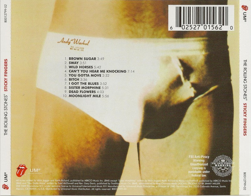 The Rolling Stones – Sticky Fingers (CD)