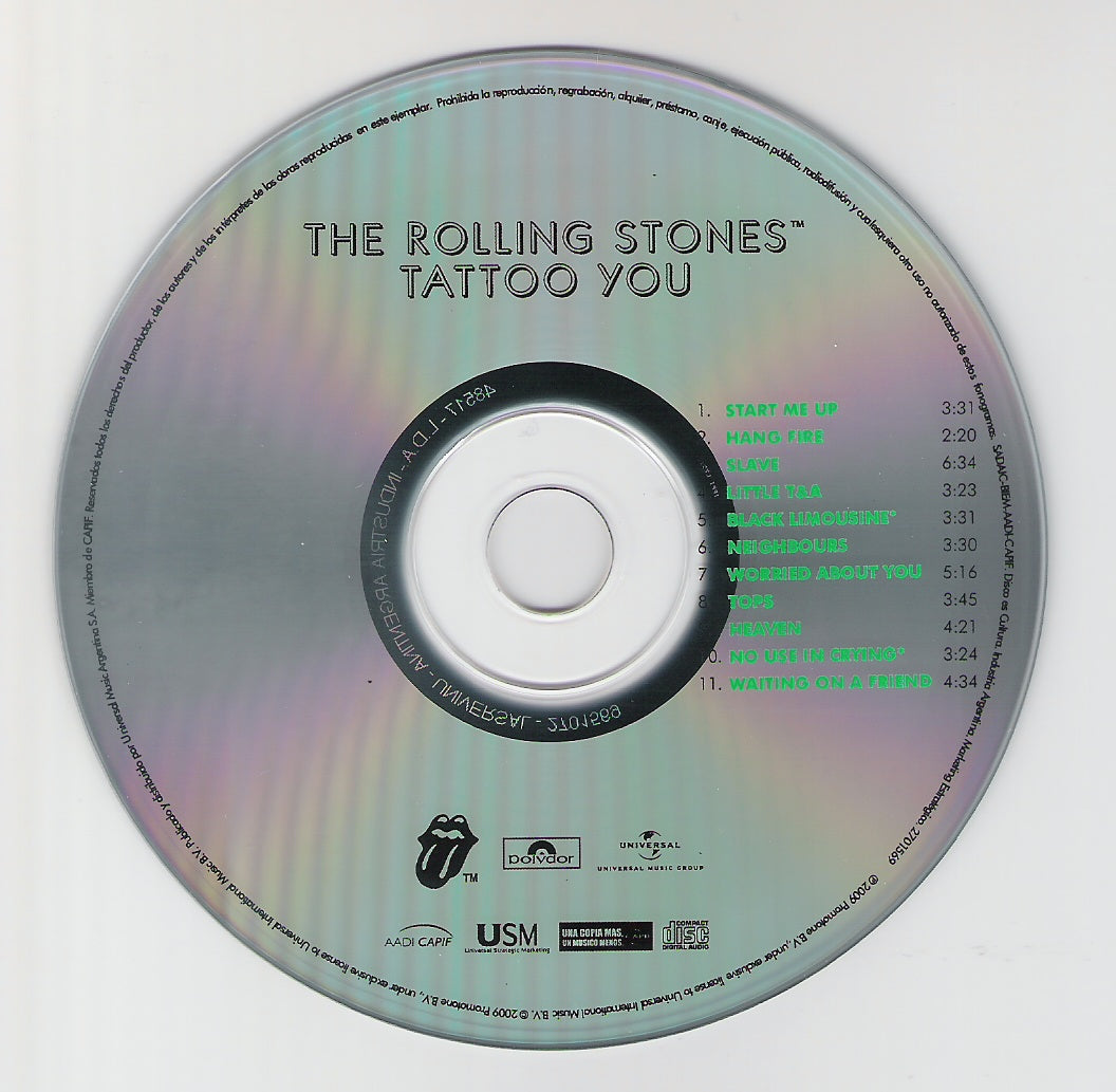The Rolling Stones – Tattoo You (CD)