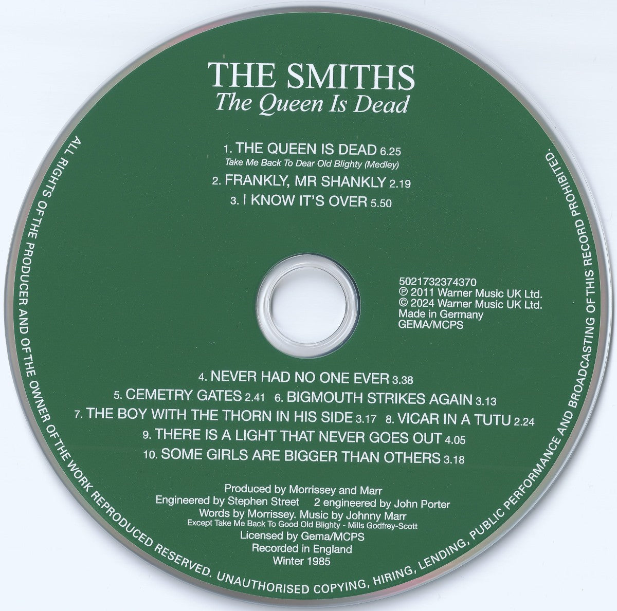 The Smiths – The Queen Is Dead (CD)