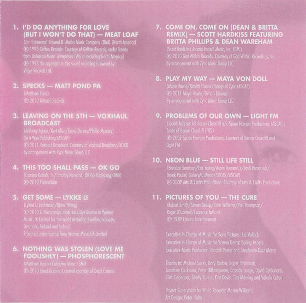 The Vow - Music From The Motion Picture (CD)