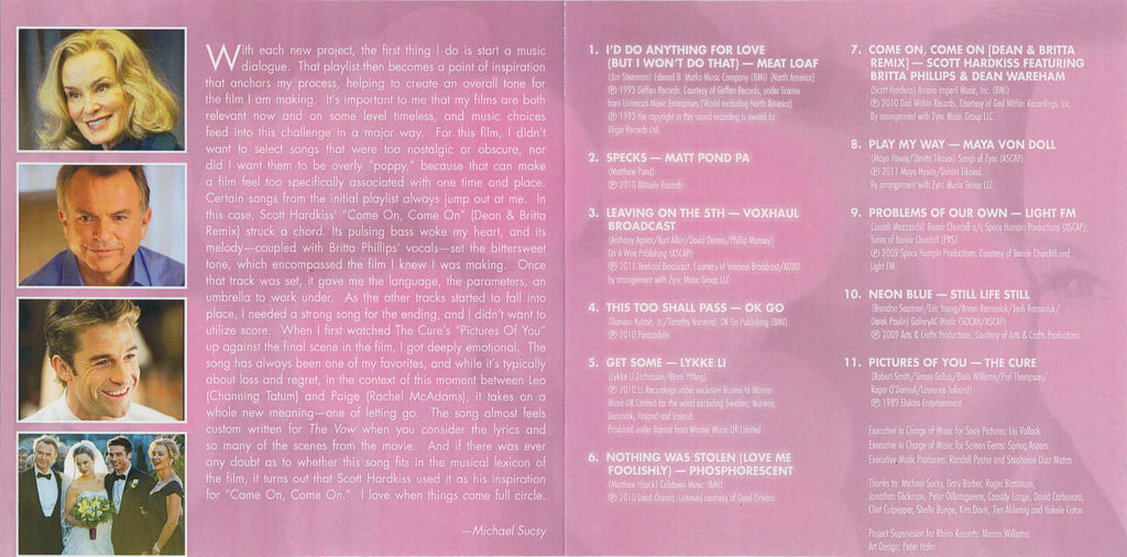 The Vow - Music From The Motion Picture (CD)