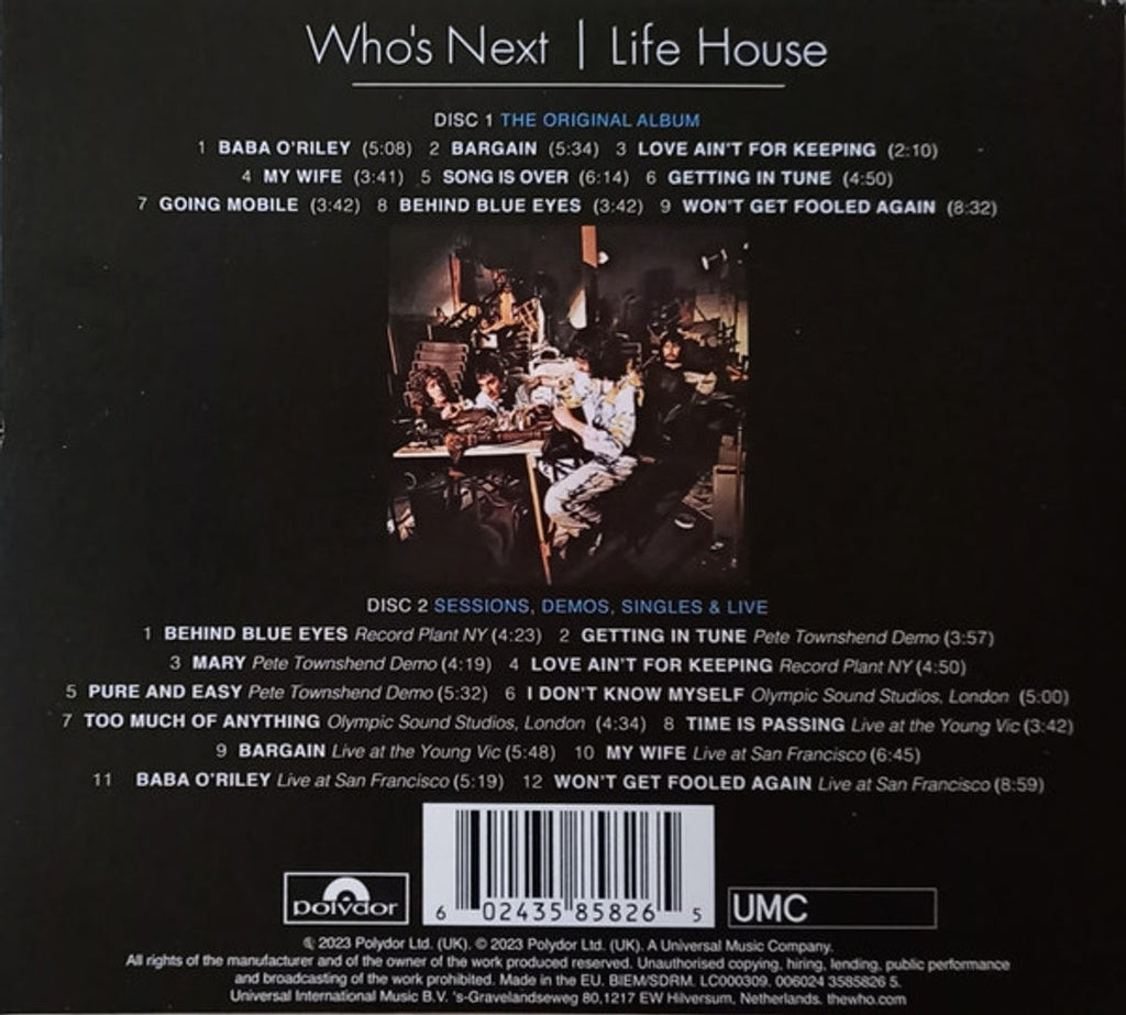 The Who – Who's Next | Life House: Remastered (Deluxe 2-CD)