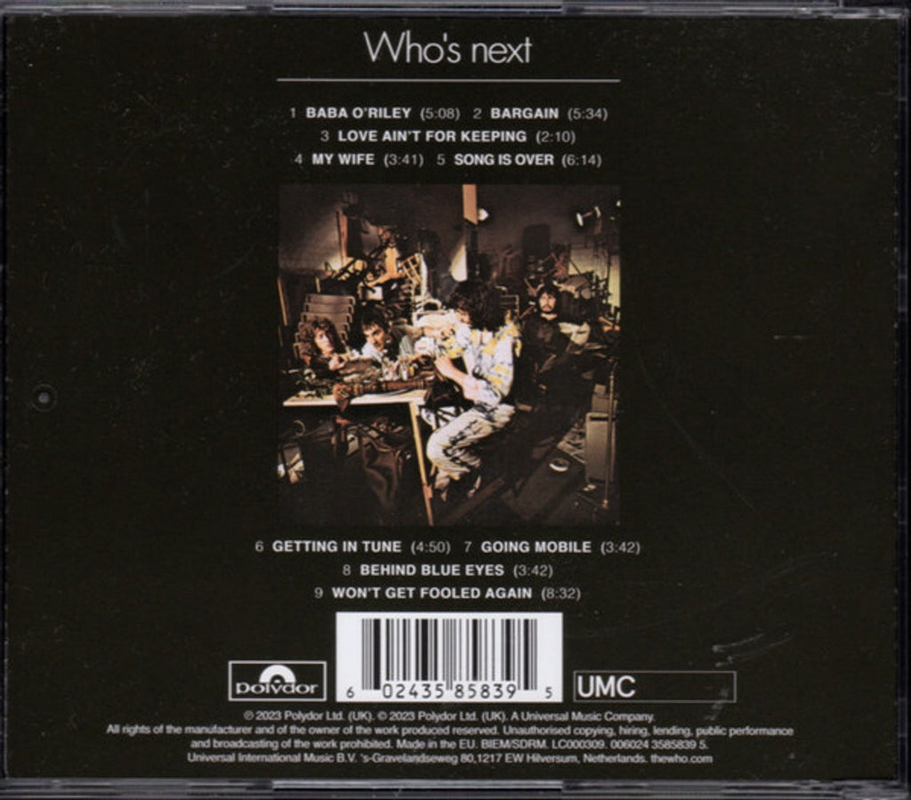 The Who – Who's Next: Remastered (CD)