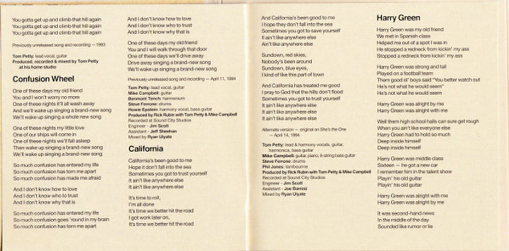 Tom Petty – Wildflowers & All the Rest (2-CD)