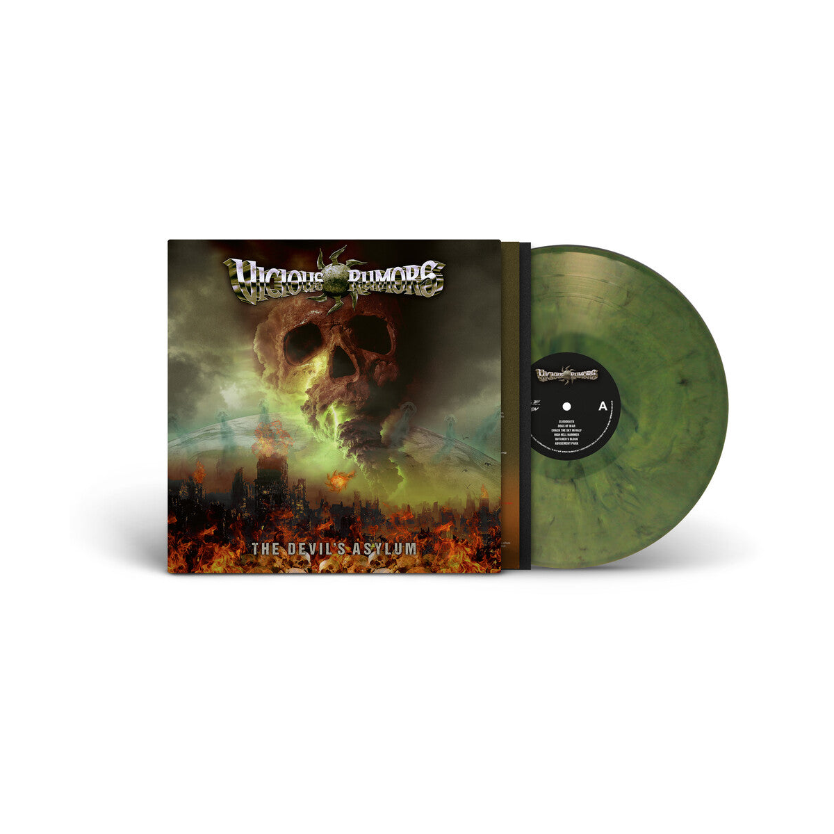 Vicious Rumors – Devil's Asylum (Blk, Colored, Grn, Ylw, Reissue LP Vinyl)