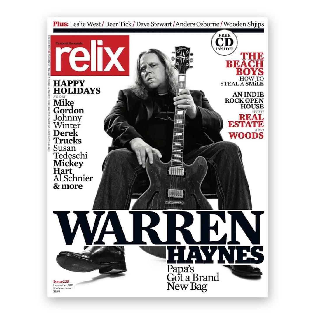 Warren Haynes - December 2011 Relix Issue
