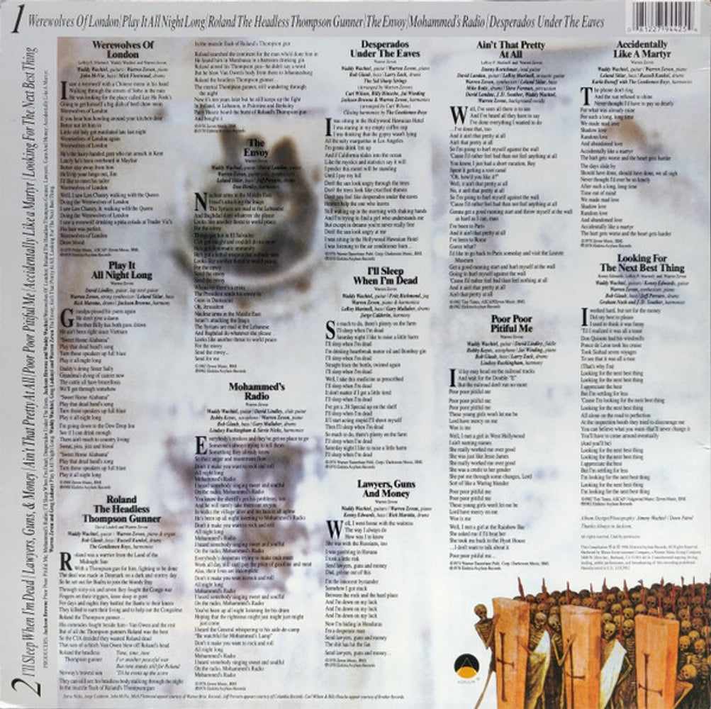 Warren Zevon – A Quiet Normal Life: The Best Of Warren Zevon (LP Vinyl)