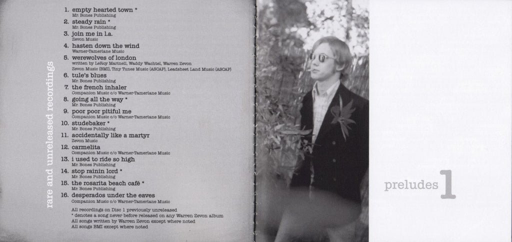 Warren Zevon – Preludes (2-CD)