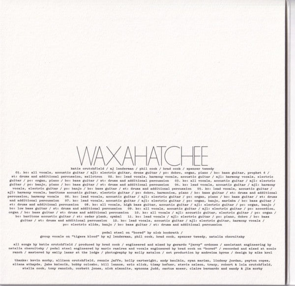 Waxahatchee – Tigers Blood (CD)