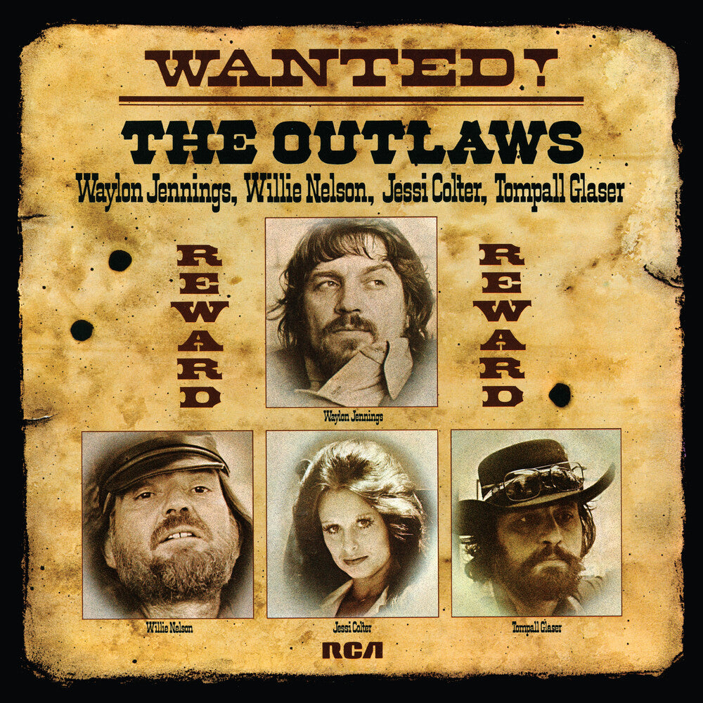 Waylon Jennings, Willie Nelson, & Jessi Colter – Wanted! The Outlaws (LP Vinyl)
