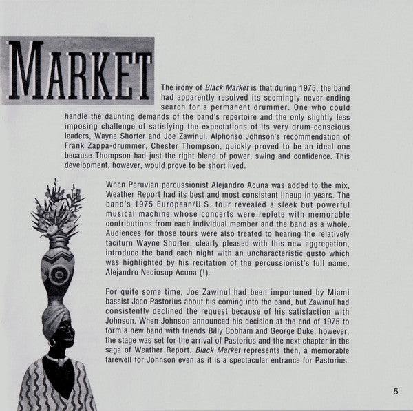 Weather Report – Black Market (CD)