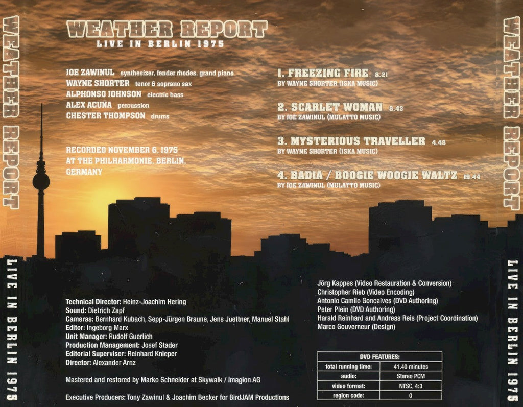 Weather Report – Live in Berlin 1975 (LP Vinyl)