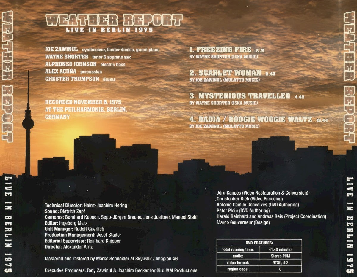 Weather Report – Live in Berlin 1975 (LP Vinyl)