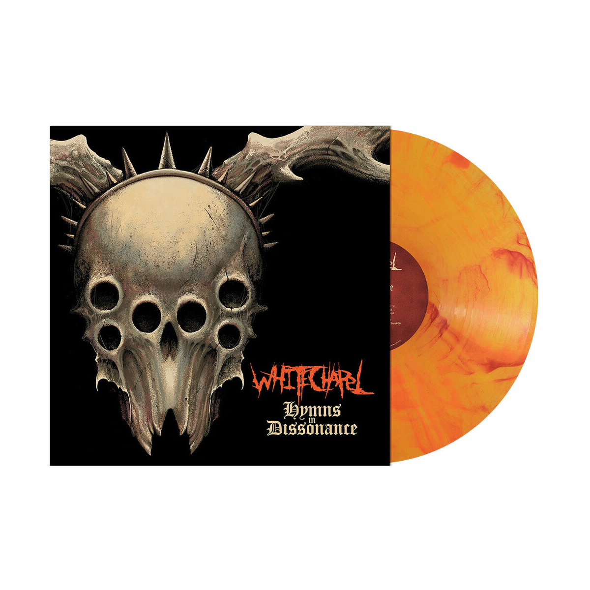 Whitechapel – Hymns in Dissonance (Sunspot Orange & Red Marbled LP Vinyl)