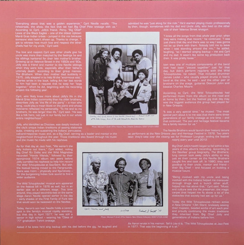 Wild Tchoupitoulas ft. The Neville Brothers: New Orleans '77 (LP Vinyl)