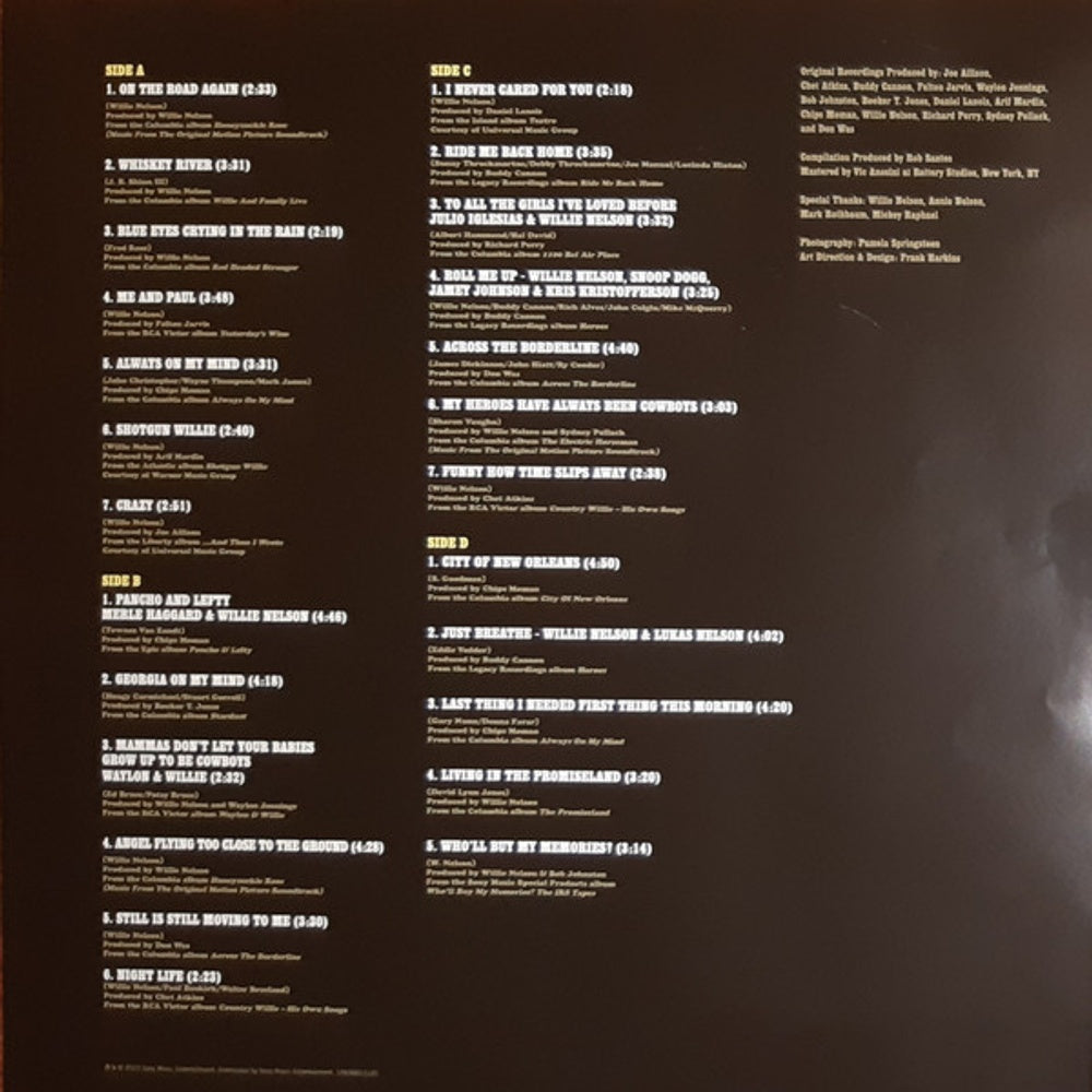 Willie Nelson – Greatest Hits (2-LP Vinyl)