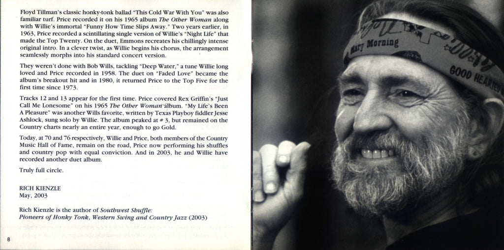 Willie Nelson & Ray Price – San Antonio Rose (CD)