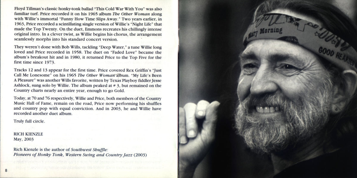 Willie Nelson & Ray Price – San Antonio Rose (CD)