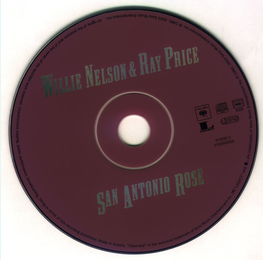 Willie Nelson & Ray Price – San Antonio Rose (CD)