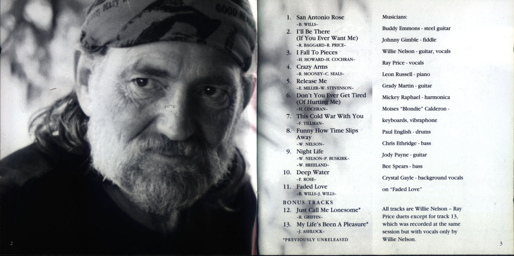 Willie Nelson & Ray Price – San Antonio Rose (CD)