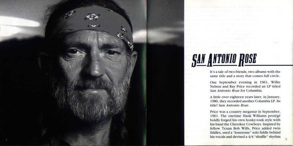 Willie Nelson & Ray Price – San Antonio Rose (CD)